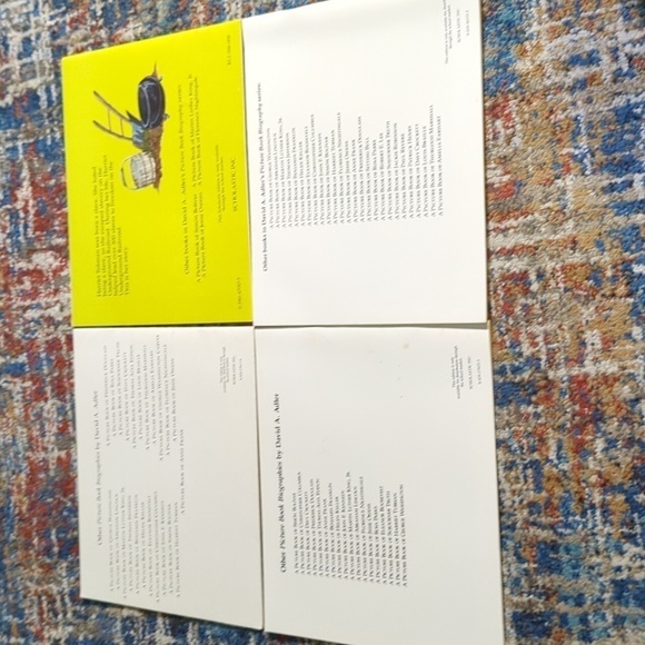 David Adler A Picture Book Series Set of 4 Paperback Books - Used - Picture 4 of 8